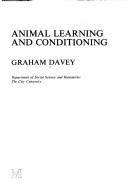 Cover of: Animal learning and conditioning by Graham Davey