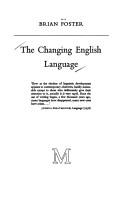 Cover of: changing English language. | Brian Foster