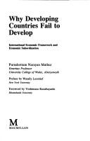 Cover of: Why developingcountries fail to develop by Purushottam Narayan Mathur