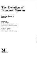Cover of: The evolution of economic systems: essays in honour of Ota Šik
