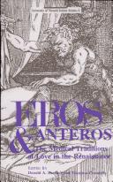 Cover of: Eros and Anteros by edited by Donald A. Beecher and Massimo Ciavolella