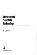 Cover of: Engineering materials technology by W. Bolton