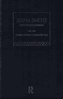 Cover of: Adam Smith: critical assessments