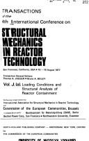 Cover of: Structural mechanics in reactor technology.