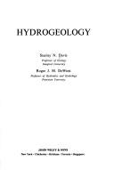Cover of: Hydrogeology by Stanley N. Davis