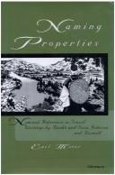 Cover of: Naming properties: nominal reference in travel writings by Bashō and Sora, Johnson and Boswell