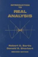 Cover of: Introduction to real analysis by Robert G. Bartle