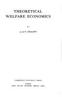 Theoretical welfare economics by J. de V. Graaff