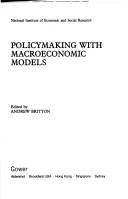 Cover of: Policymaking with macroeconomic models