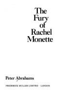 Cover of: The fury of Rachel Monette by Peter Abrahams