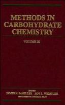 Cover of: Methods in carbohydrate chemistry. by Roy Lester Whistler