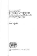 Cover of: Don Quijote in world literature: a selective, annotated bibliography