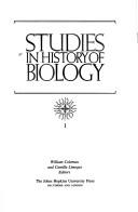 Cover of: Studies in the History of Biology by William Coleman