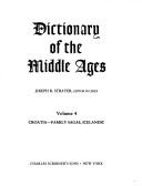 Cover of: Dictionary of the Middle Ages