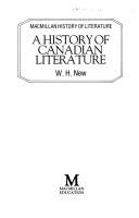 Cover of: A history of Canadian literature