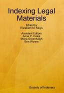 Cover of: Indexing legal materials