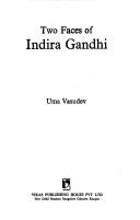 Cover of: Two faces of Indira Gandhi