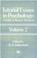 Cover of: Tutorial essays in psychology