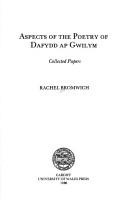 Cover of: Aspects of the poetry of Dafydd Ap Gwilym: collected papers