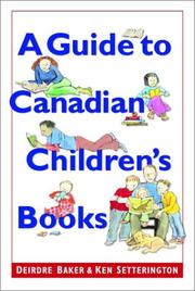 Cover of: A Guide to Canadian Children's Books in English