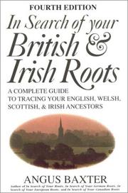 Cover of: In Search of Your British and Irish Roots by Angus Baxter