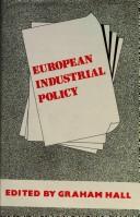 Cover of: European industrial policy by Graham Hall