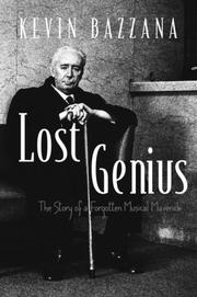 Cover of: Lost Genius: The Story of a Forgotten Musical Maverick