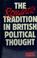 Cover of: The romantic tradition in British political thought