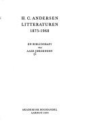 Cover of: H. C. Andersen litteraturen.: 1875-1968.