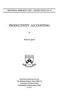 Cover of: Productivity accounting by Hiram Simmons Davis