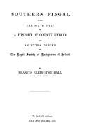 A history of the county Dublin by Francis Elrington Ball