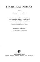 Cover of: Statistical physics by Landau, Lev Davidovich