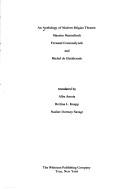 Anthology of Modern Belgian Theatre by Alba Amoi