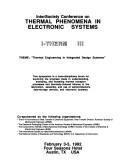 Cover of: I-THERM III | InterSociety Conference on Thermal Phenomena in Electronic Systems (3rd 1992 Austin, Tex.)