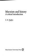 Cover of: Marxism and history by S. H. Rigby