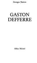 Cover of: Gaston Defferre