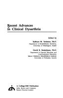 Cover of: Recent Advances in Clinical Dysarthria by Kathryn M. Yorkston