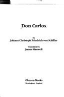 Cover of: Don Carlos by Friedrich Schiller