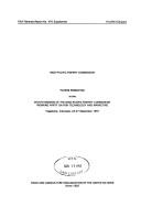 Cover of: Papers presented at the eighth session of the Indo-Pacific Fishery Commission Working Party on Fish Technology and Marketing: Yogiakarta, Indonesia, 24-27 September 1991