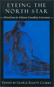 Cover of: Eyeing the north star: directions in African-Canadian literature