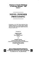 Cover of: Powder metallurgy world congress by Powder Metallurgy World Congress (1992 San Francisco, California), Powder Metallurgy World Congress (1992 San Francisco, California)