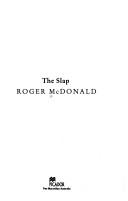 Cover of: The slap by Roger McDonald