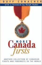 Cover of: More Canada firsts by Duff Conacher