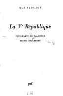 Cover of: Ve République