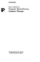 Cover of: Traduire l'Europe