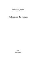 Cover of: Naissances du roman