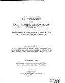 Cover of: La Nécropole de Saint-Martin-de-Fontenay (Calvados): recherches sur le peuplement de la plaine de Caen du Ve s. avant J.-C. au VIIe s. après J.-C.