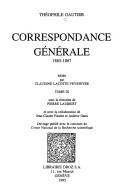 Cover of: Correspondance générale by Théophile Gautier