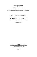 Cover of: La philosophie d'Auguste Comte: esquisses
