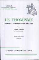 Cover of: Le thomisme by Étienne Gilson